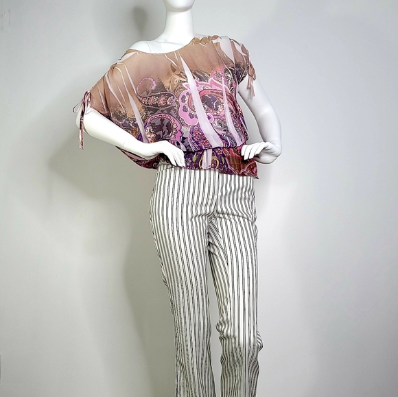 CHARLOTTE RUSSE Paisley Blouse - Picture 10 of 11